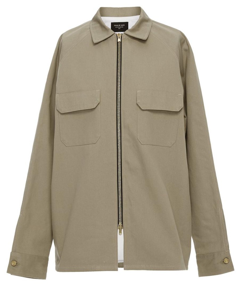 FEAR OF GOD Chino Workshirt Shirt Khaki Men's - Fifth Collection - US