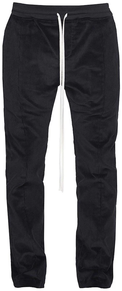 FEAR OF GOD Corduroy Drawstring Trouser Black Men's - Fifth Collection - US