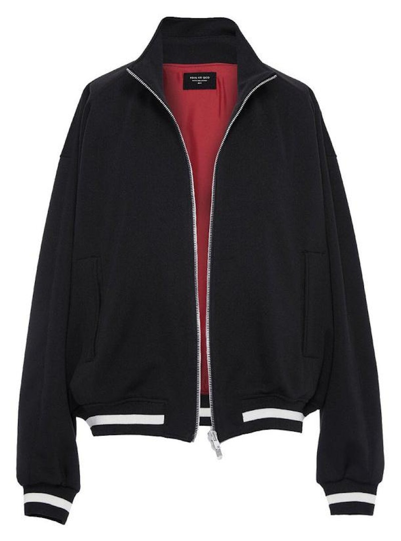 FEAR OF GOD Double Knit Track Jacket Black 男士- Fifth Collection - TW