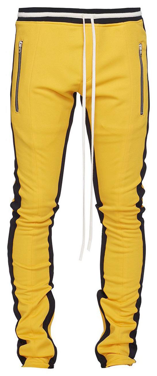 FEAR OF GOD Double Stripe Track Pants Yellow - Fifth Collection