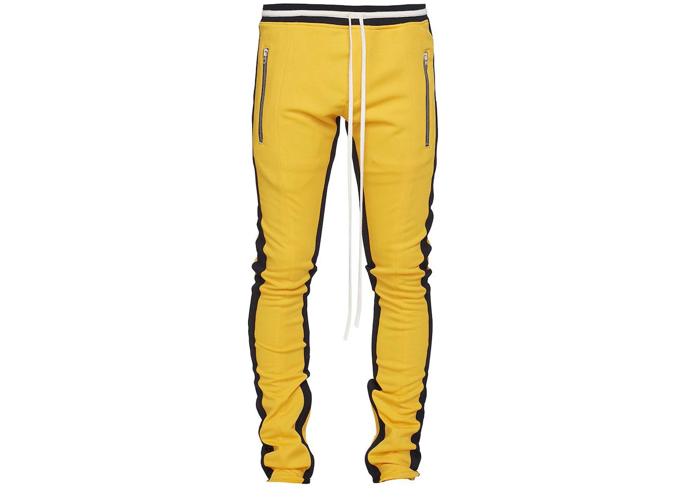 FEAR OF GOD Double Stripe Track Pants Yellow Men's - Fifth Collection - US