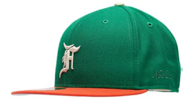 Fear of God Essentials New Era 59Fifty Fitted Hat (FW21) Green/Orange