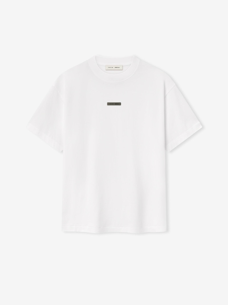 Men's Fear of God EssentiaLS Fit T-Shirt in Bright White