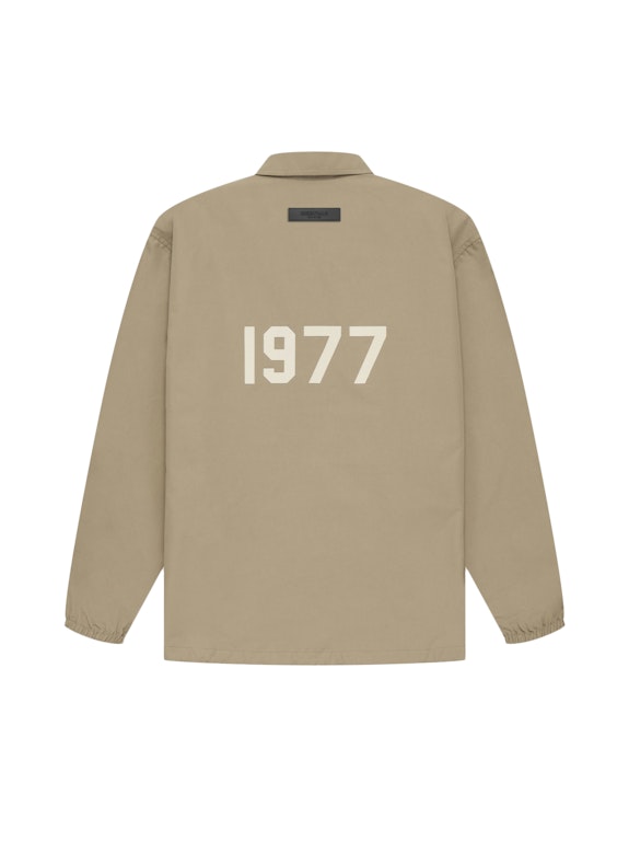 Pre-owned Fear Of God Essentials 1977 Coaches Jacket Oak
