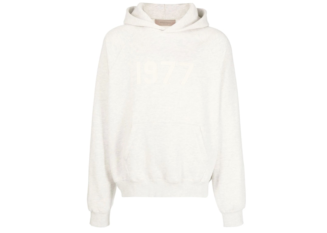 Pre-owned Fear Of God Essentials 1977 Hoodie Light Oatmeal