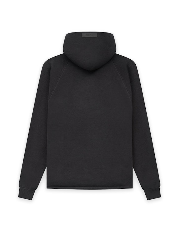 Pre-owned Fear Of God Essentials 1977 Knit Hoodie Iron