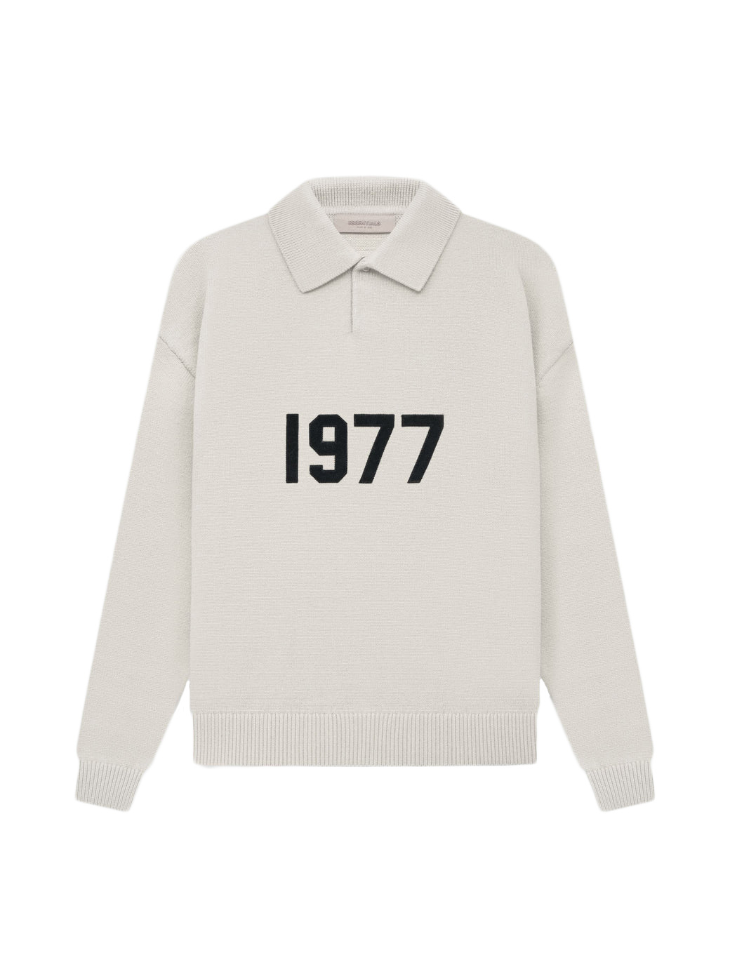 Fear of God Essentials 1977 Knit L/S Polo Wheat Men's - SS22 - US