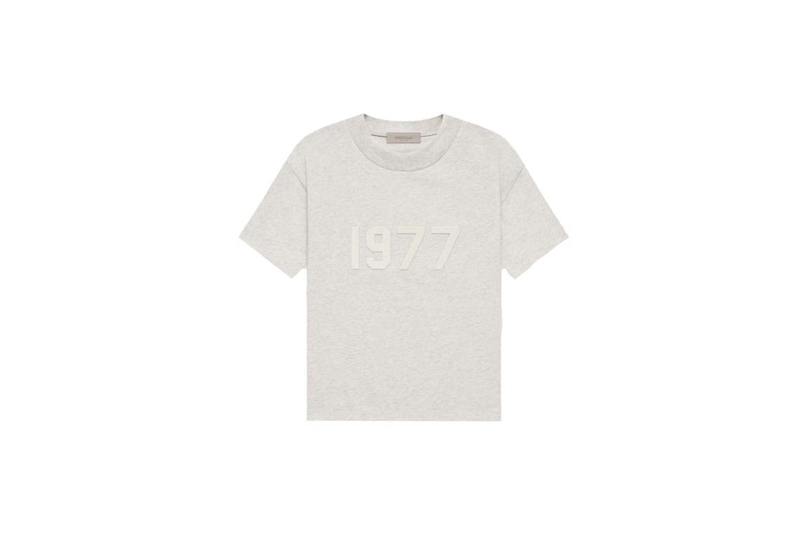 Pre-owned Fear Of God Essentials 1977 T-shirt Light Oatmeal
