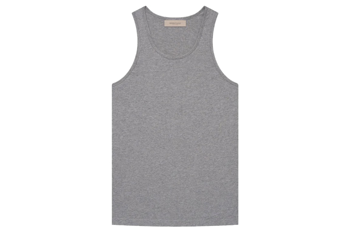 Pre-owned Fear Of God Essentials 3 Pack Tank Dark Oatmeal