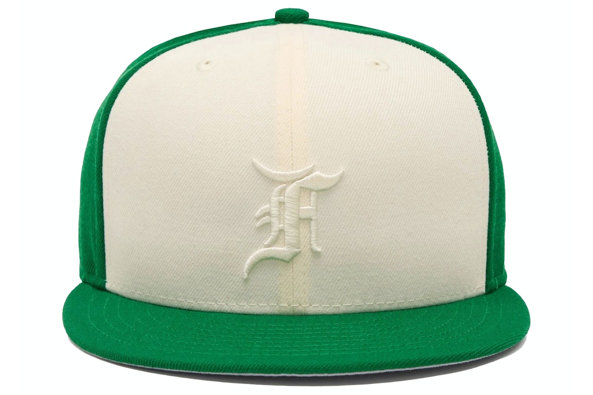Pre-owned Fear Of God Essentials 59fifty Fitted Hat Kelly Green