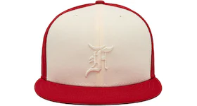 Fear of God Essentials New Era 59Fifty Fitted Hat Scarlet