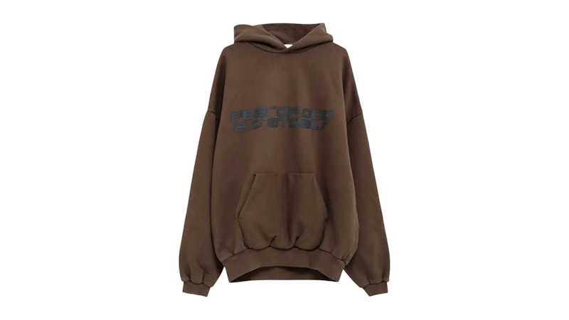 Fear of God Essentials 90's Hoodie Brown Men's - SS26 - US
