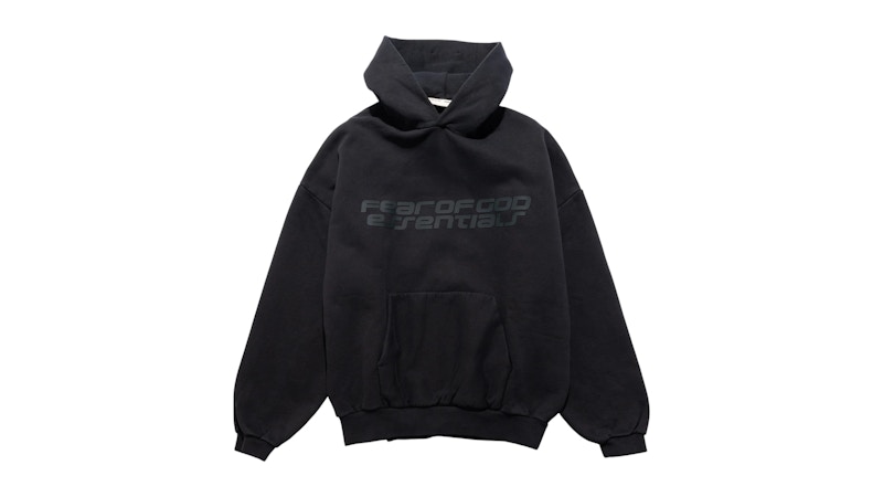 Fear of God Essentials 90's Hoodie Vintage Black Men's - SS26 - US