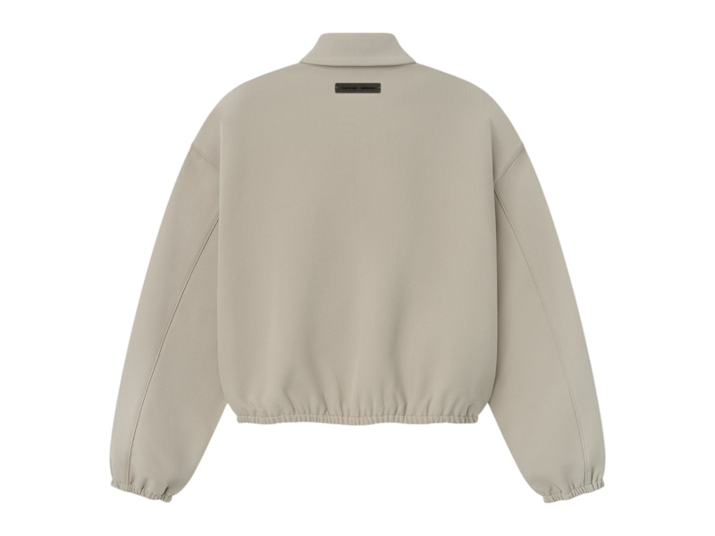 Pre-owned Fear Of God Men's  Essentials Bonded Canvas Jacket (fw25) In Timber In Brown