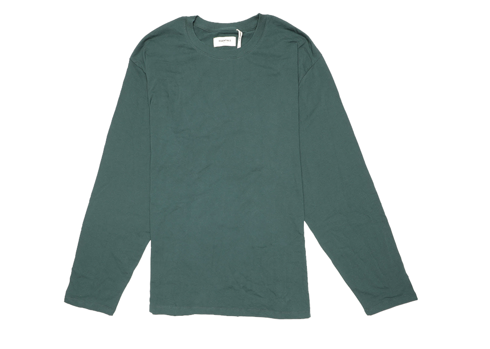 FEAR OF GOD Essentials Boxy Graphic Long Sleeve T-Shirt Green - FW18