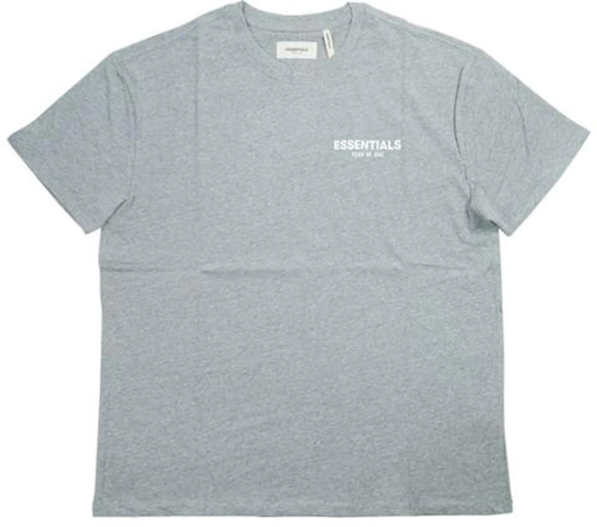 Fear of God Essentials Boxy Logo T-Shirt Grey