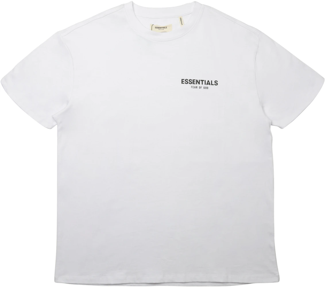 Fear of God Essentials Boxy Photo T-Shirt White - FW18 - US