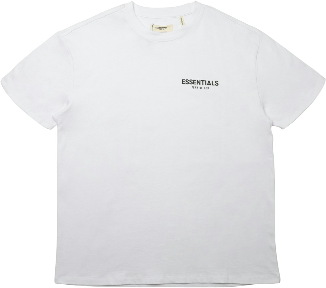 FEAR OF GOD Essentials Boxy Photo T-Shirt White - FW18