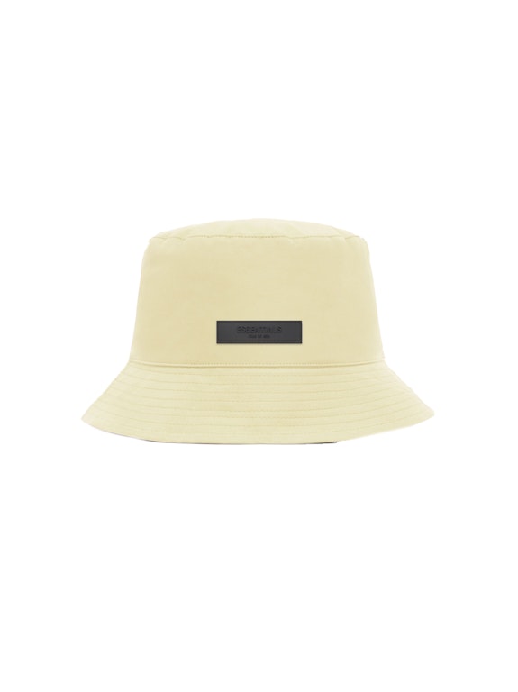 Pre-owned Fear Of God Essentials Bucket Hat Canary