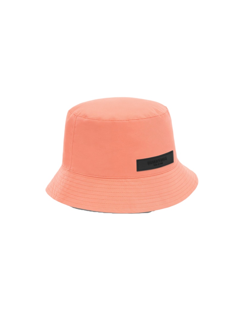 Fear of God Essentials Bucket Hat Coral - FW22 - US