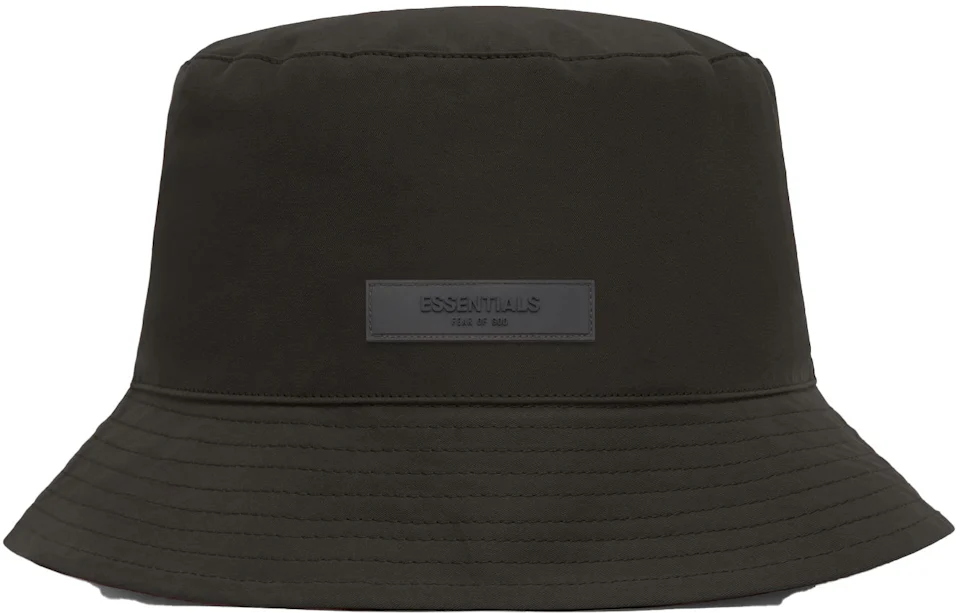 Fear of God Essentials Bucket Hat Off-Black - FW22 - US