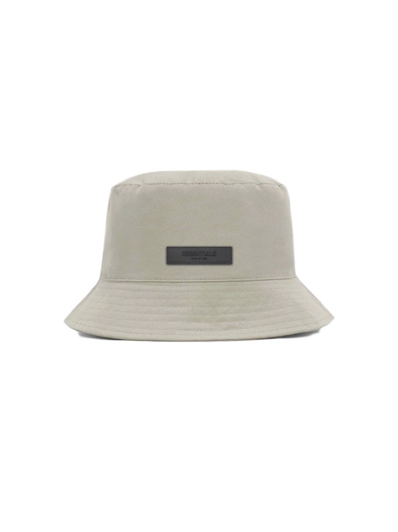 Pre-owned Fear Of God Essentials Bucket Hat Smoke