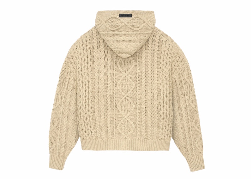 Cable knit hoodie online mens