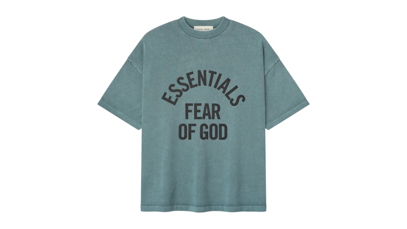 Fear of God Essentials Campus 90's Short Sleeve Tee Faded Coastal