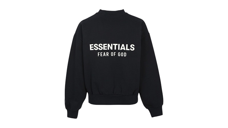【FEAR OF GOD ESSENTIALS】CLASSIC CREWNECK SWEATSHIRT Fear of God Essentials Classic Crewneck Sweatshirt Black