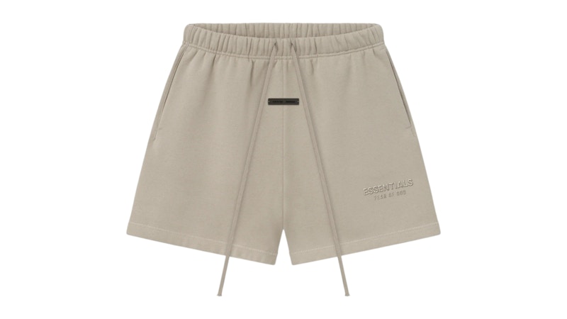 Pre-owned Fear Of God Men's  Essentials Classic Fleece Sweatshort (fw25) In Timber In Brown