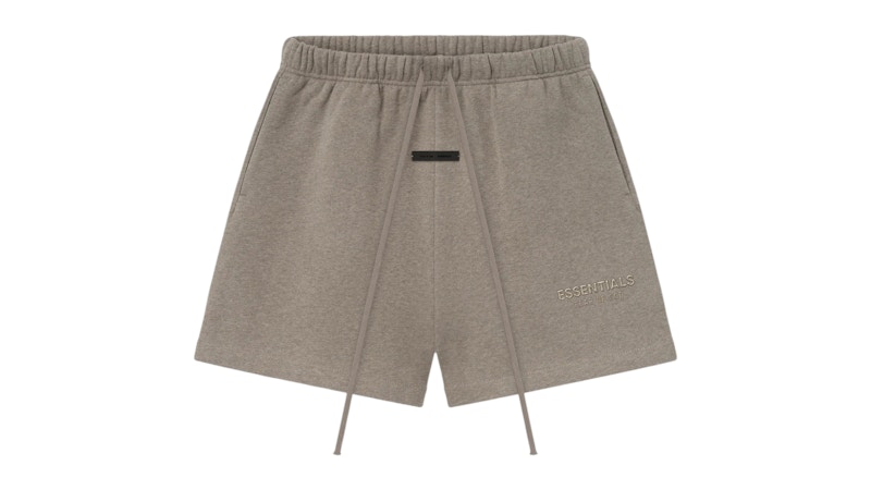 Pre-owned Fear Of God Men's Essentials Classic Fleece Sweatshort In Homestead Heather In Purple