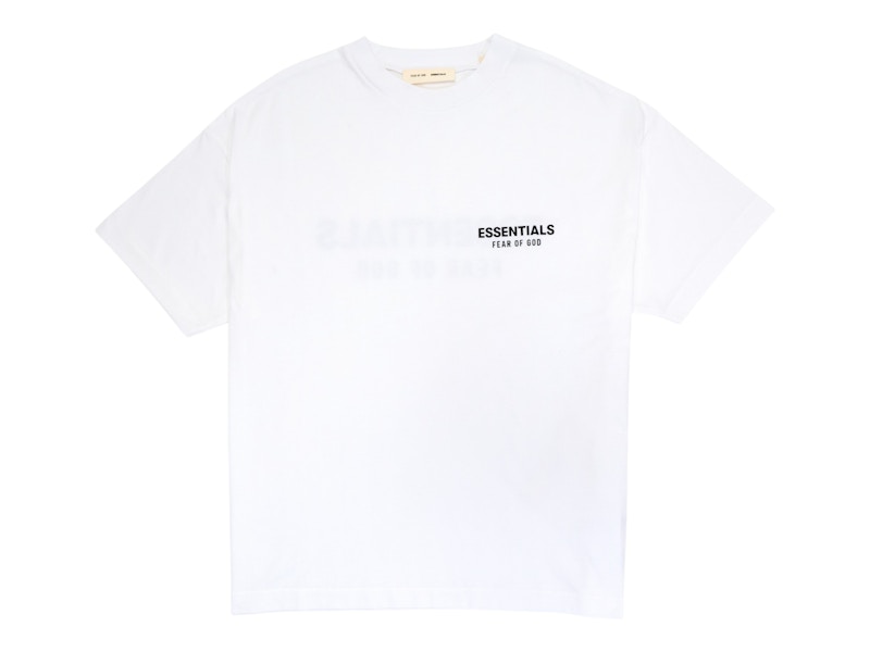 ESSENTIALS FEAR OF GOD Tシャツ ホワイトL FEAR OF GOD ESSENTIALS Logo-Appliquéd Cotton-Jersey T-Shirt