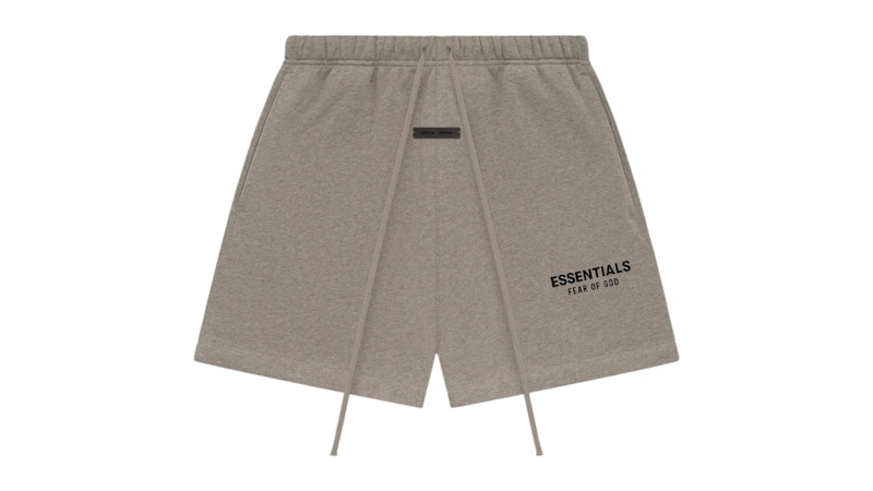 Pre-owned Fear Of God Men's Essentials Classic Sweatshort (fw25) In Homestead Heather In Purple
