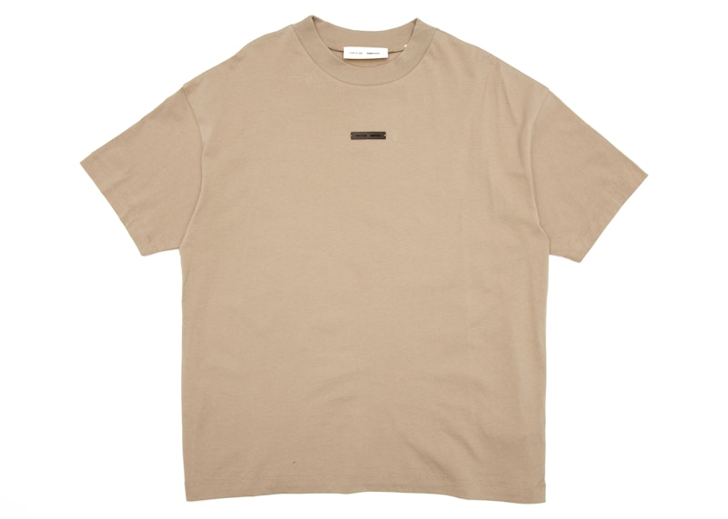 fear of god essentials Tシャツ Mサイズ　クリームtee FEAR-OF-GOD-ESSENTIALS-T-shirt