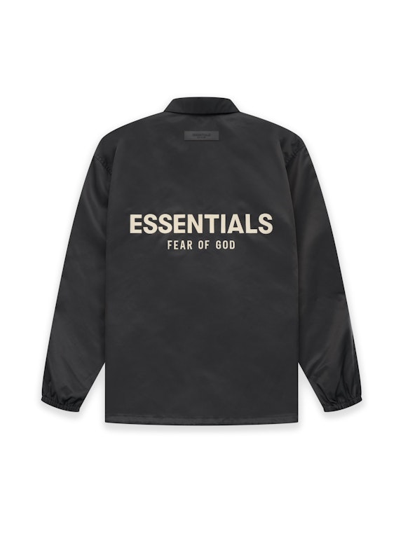 Pre-owned Fear Of God Essentials Coaches Jacket Iron