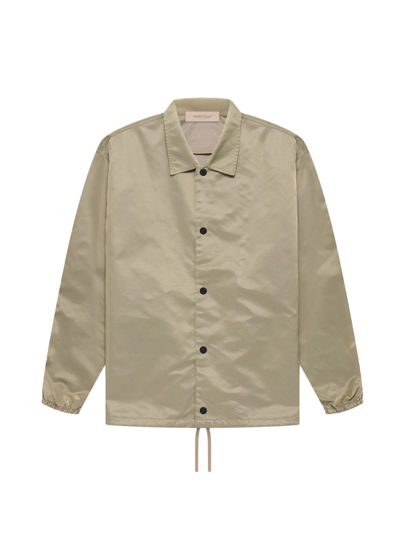 Fear of God Essentials Coaches Jacket Oak Men's - SS22 - US