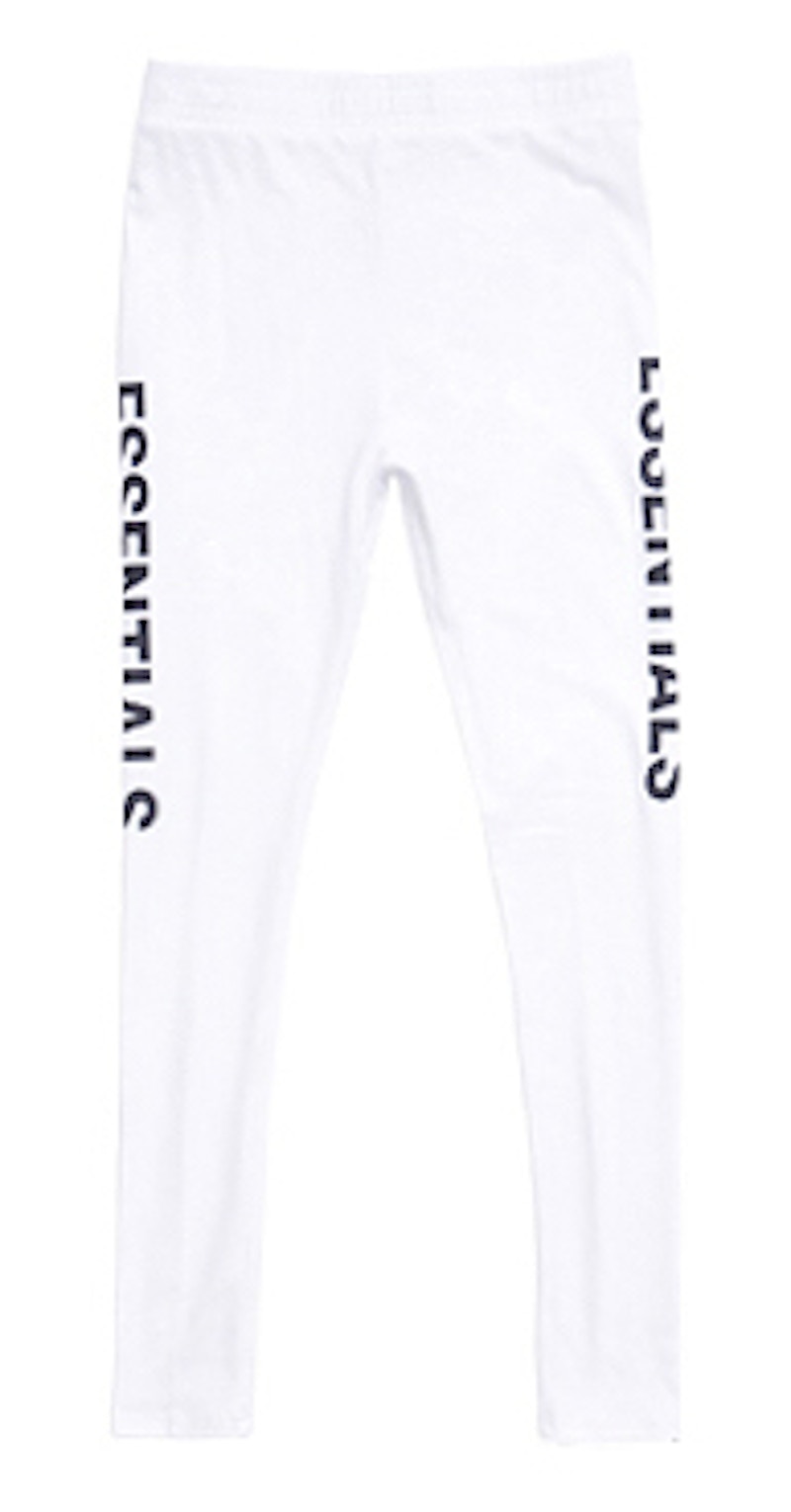 Fear of God Essentials Compression Pants White - FW18 - GB