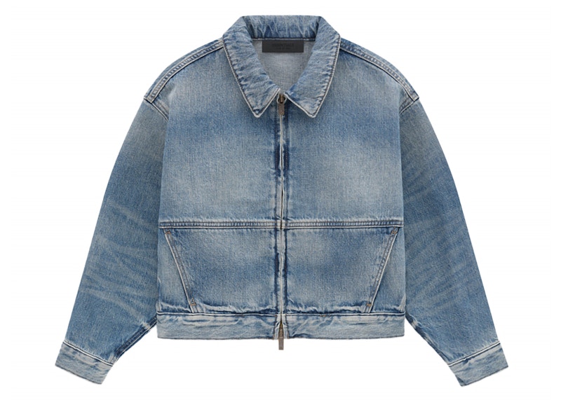 Fear of God Essentials Core Collection Denim Jacket Medium Wash 