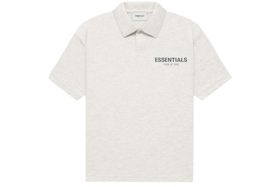 Fear of God Essentials Core Collection Kids Polo Light Heather Oatmeal