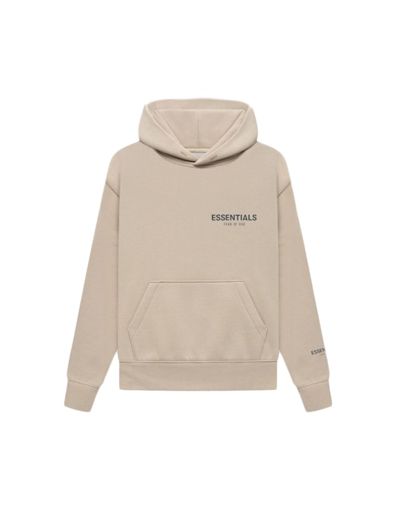 Pre-owned Fear Of God Essentials Core Collection Kids Pullover Hoodie String