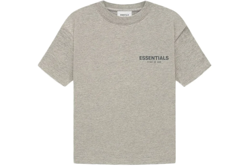 Fear of God Essentials Core Collection Kids T-shirt Dark Heather Oatmeal