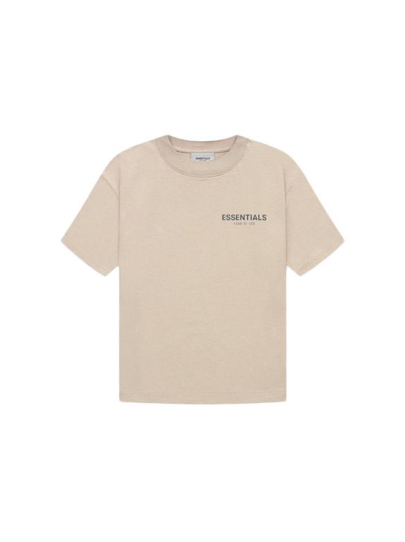 Pre-owned Fear Of God Essentials Core Collection Kids T-shirt String