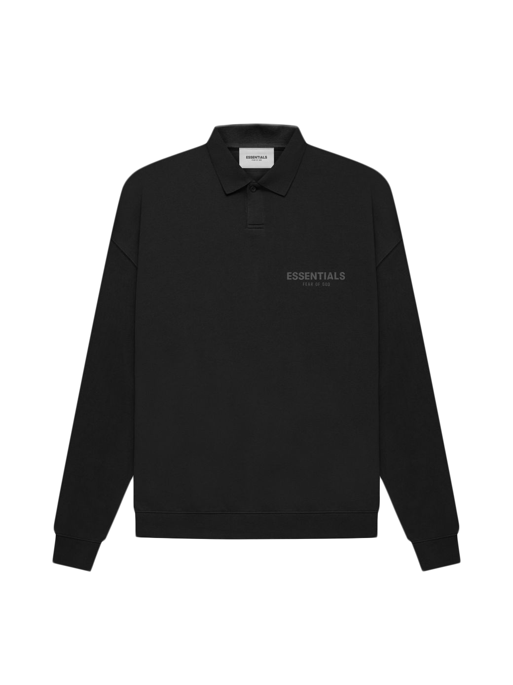 Fear of God Essentials Core Collection L/S Polo Stretch Limo Men's - FW21 -  US