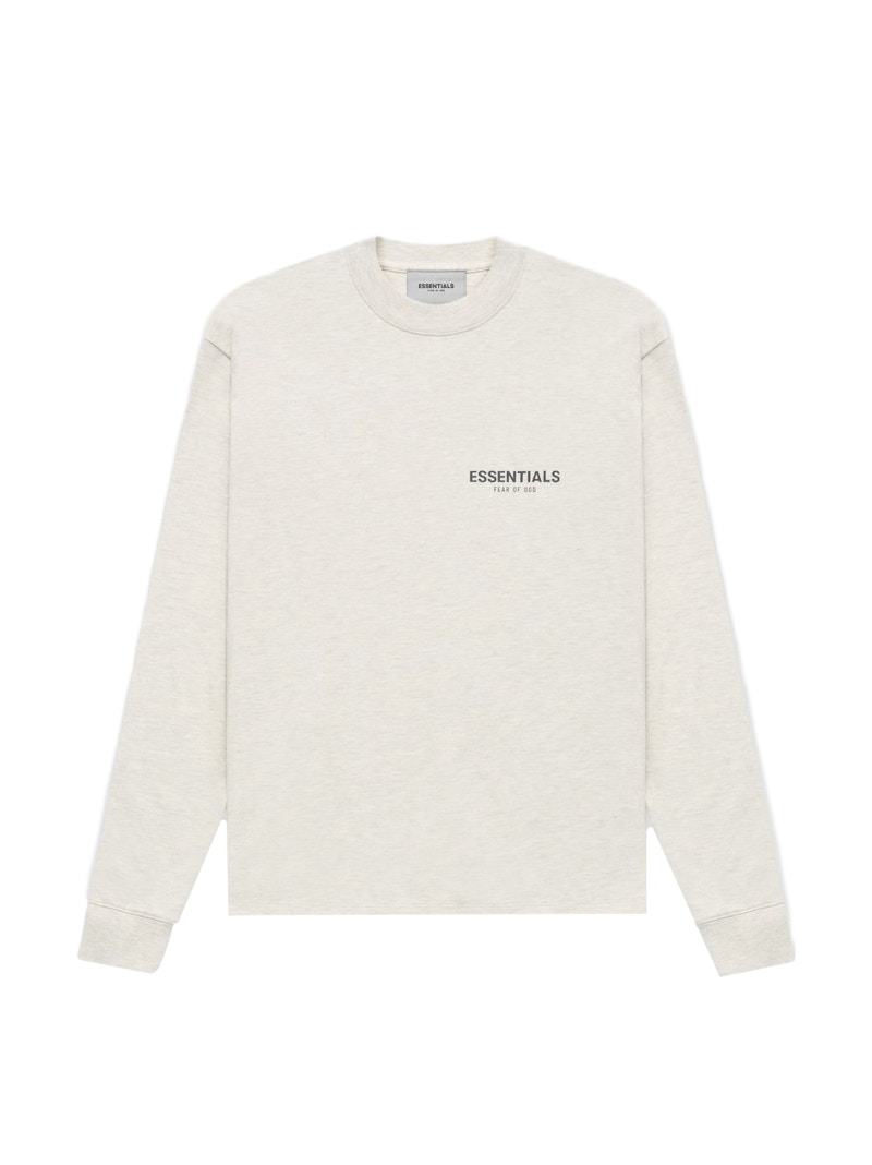 Fear of God Essentials Core Collection L/S T-shirt Light Heather Oatmeal