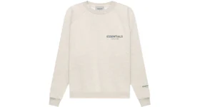 Fear of God Essentials Core Collection Pullover Crewneck Light Heather Oatmeal
