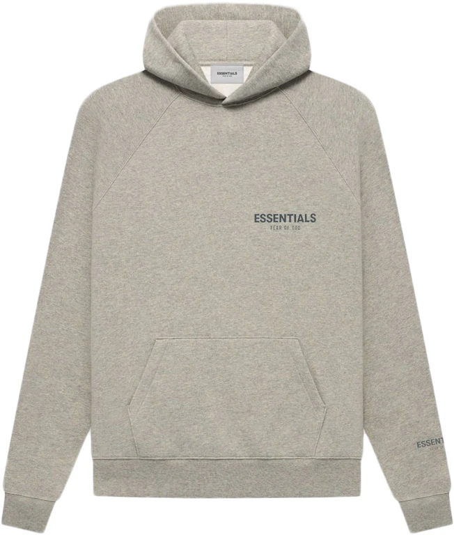 Fear of God Essentials Core Collection Pullover Hoodie Dark Heather ...