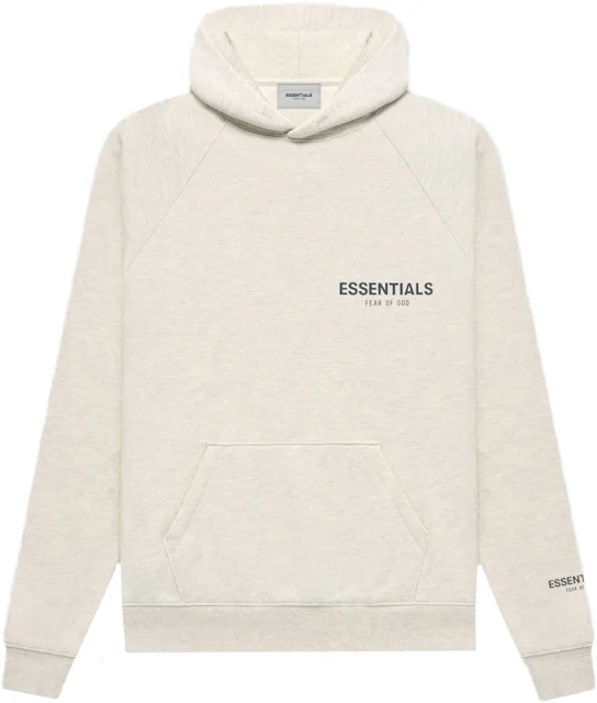 Fear of God Essentials Core Collection Pullover Hoodie Light Heather  Oatmeal Men's - FW21 - GB