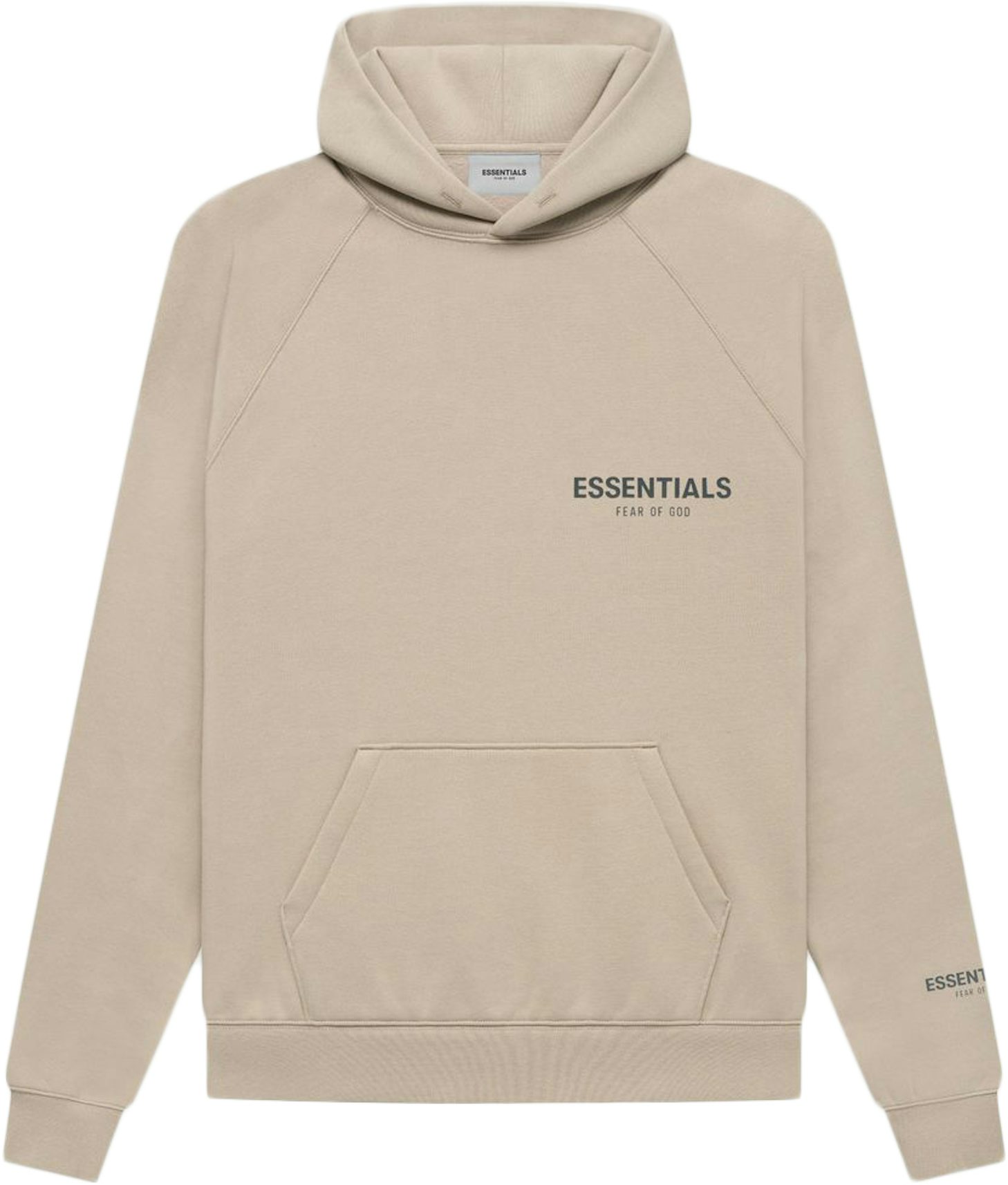 Fear of God Essentials Core Collection Pullover Hoodie String/Tan Men's -  FW21 - US