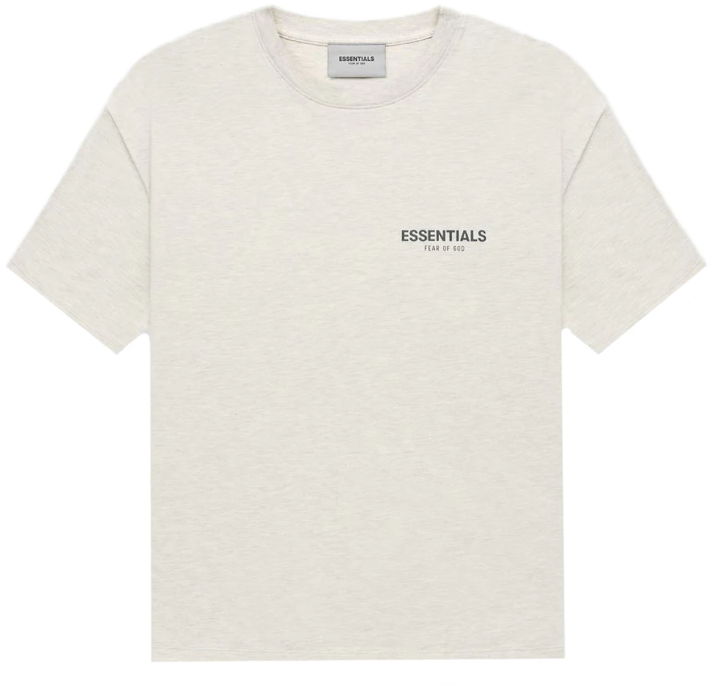 Fear of God Essentials Core Collection T-shirt Light Heather Oatmeal ...