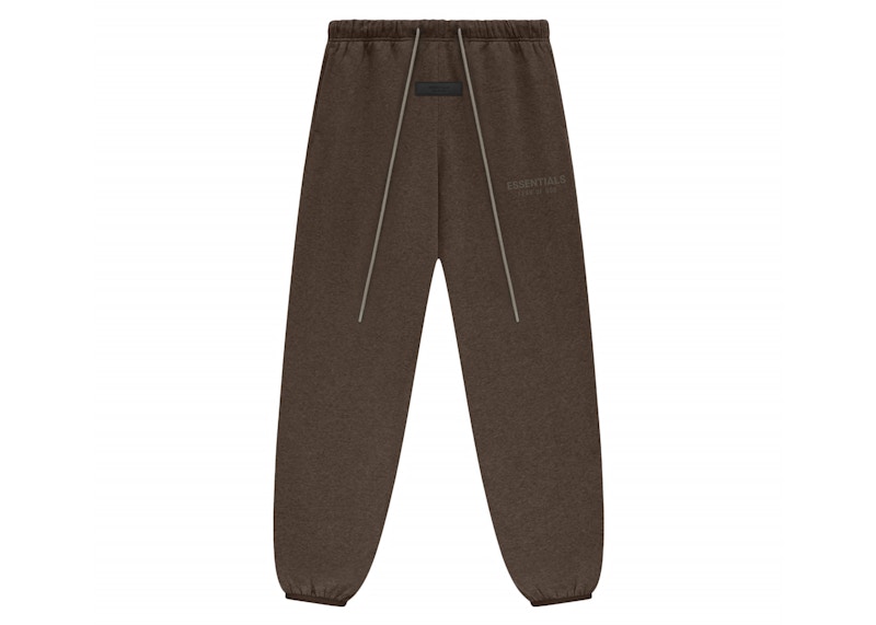 Pre-owned Fear Of God Essentials Core Collection Women's Sweatpant In Heather Wood